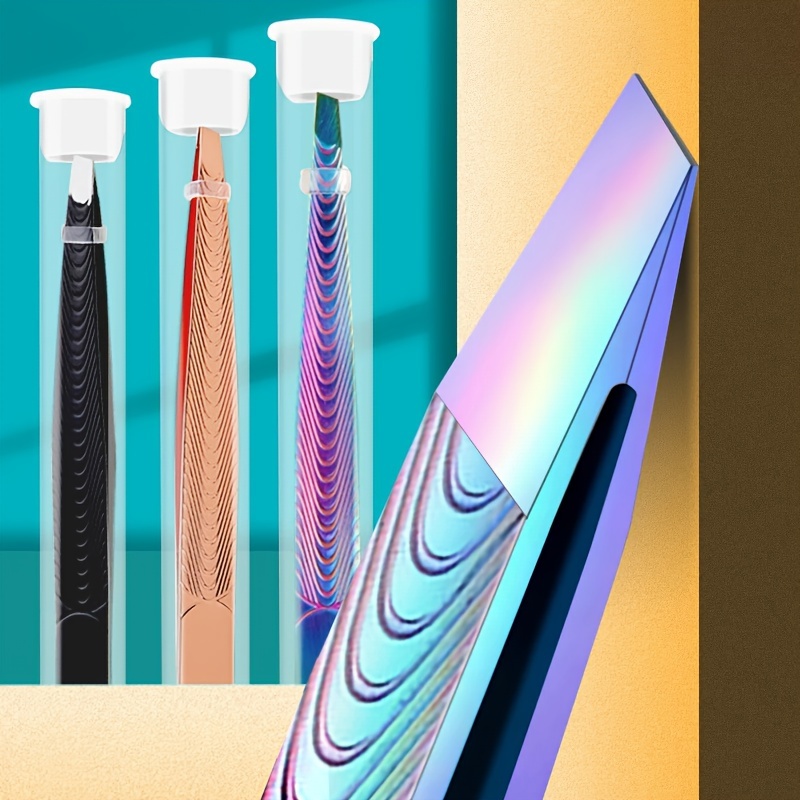Beard Trimmer - Bartpinzette aus Edelstahl, Trimmer, Farbverlauf, hellbeige