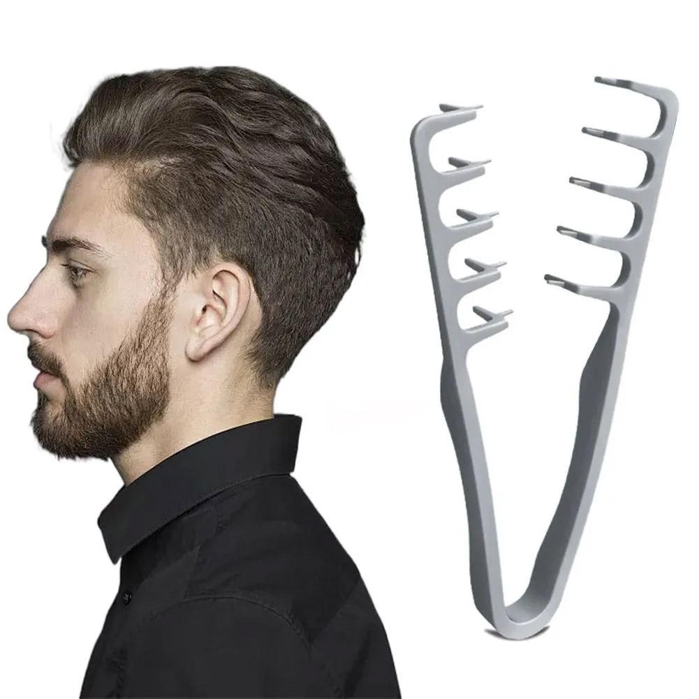 Men'S Grooming Hairstyles - Volumengebender Haarstyling-Kamm mit breiter Zahnung, Lockenwerkzeuge,