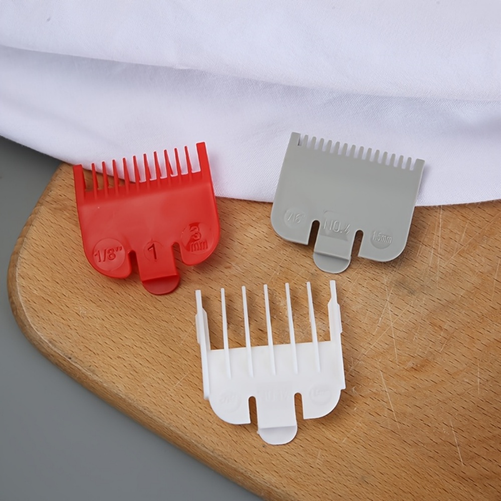 Hair Clipper - 3-teiliges Set Haarschneidekämme, Salon-Haarschneidemaschinen-Zubehör, Positionierungskämme, Haarstyling-Kämme,