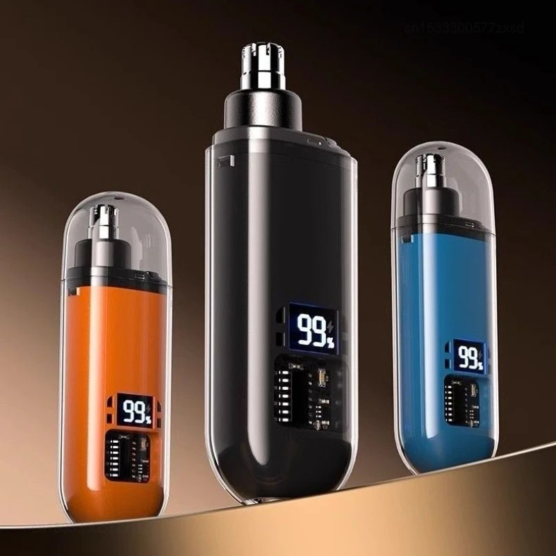 Beard Trimmer - Elektrischer Nasenhaartrimmer Typ-C Wiederaufladbar Wasserdicht Ohr