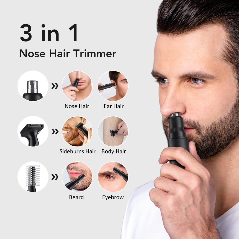 Elektrischer Nasen-Ohr-Haarsch – Nose Trimmer Bewertung und Preis