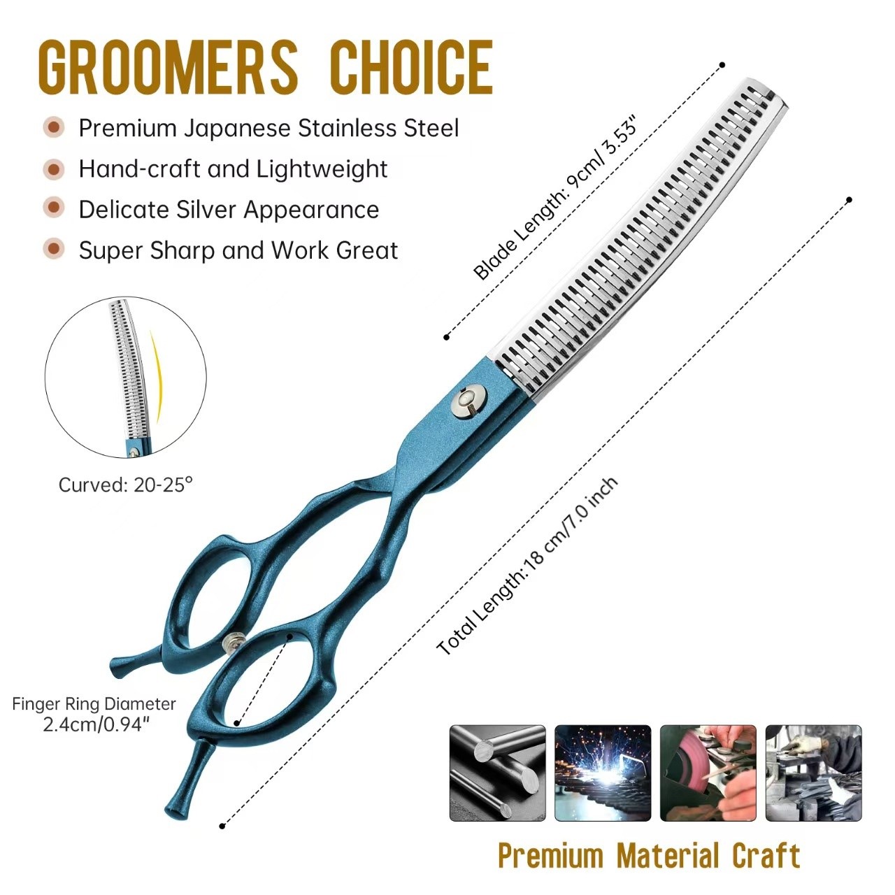 7-Zoll Gebogene Scheren aus Ed – Grooming Scissors Bewertung und Preis