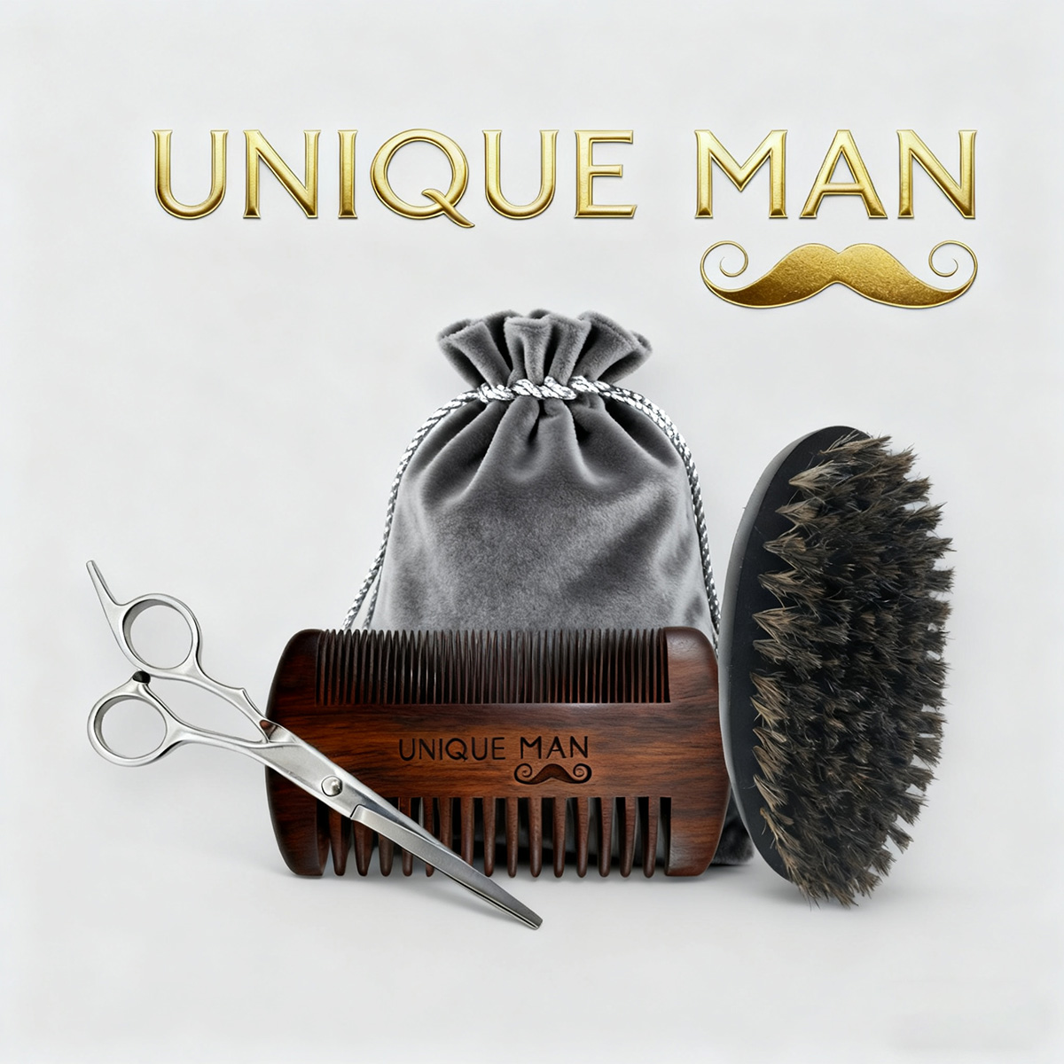 UNIQUE MAN Herren-Bart-Set, sc – Grooming Kit Bewertung und Preis