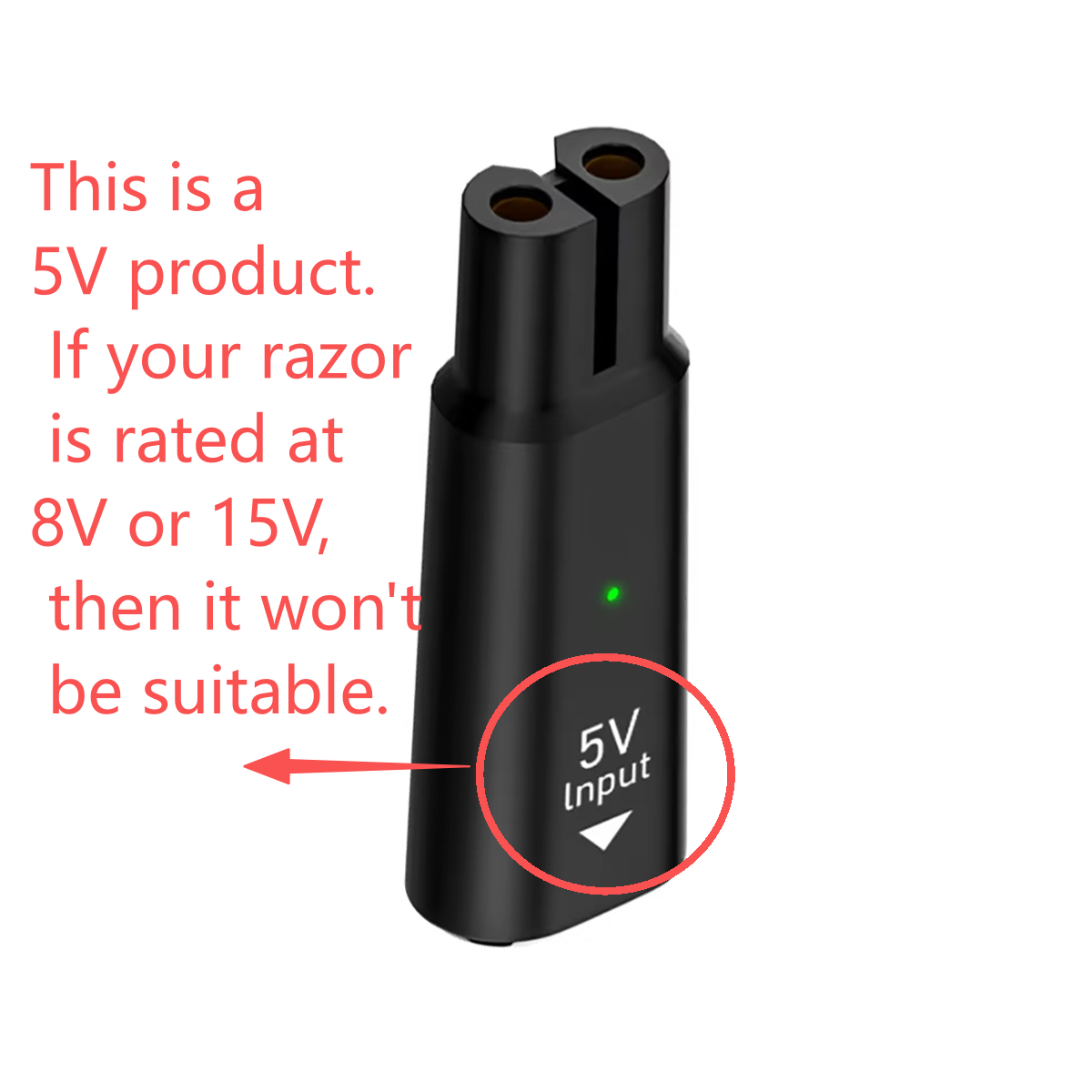 5V 15V USB Typ-C Ladeadapter f – Electric Razor Bewertung und Preis