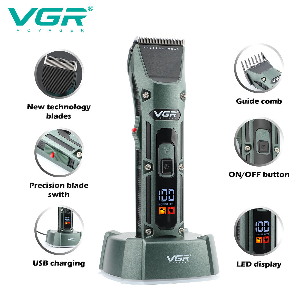 VGR V-696 Neue Metall Beliebte – Electric Shaver Rotary Bewertung und Preis